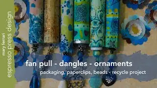 Decorative Dangles For Home and Holiday - Espresso Press Design #diyhomedecor #papercrafts