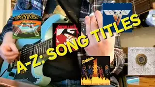 Rock/Metal Riffs and Licks: A-Z