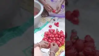 Removing #nutmeg from #mace is a time-consuming and delicate process. #indianspices