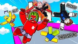 SLIDE DOWN A HILL IN ROBLOX...