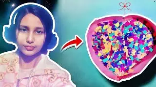 Colorful Heart Craft Tutorial | Easy DIY Idea