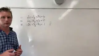 System of three linear equations - Inconsistent