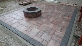 Beautiful Paver Patio Timelapse