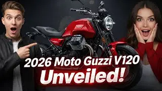 🔥 2026 Moto Guzzi V120 UNVEILED 😱 Red Beast Revealed!