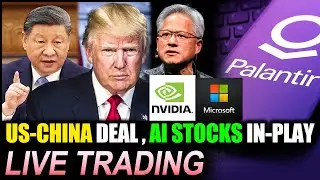 LIVE TRADING AI Semiconductor Stocks: Key Levels & Price Action for $PLTR $NVDA $MSFT