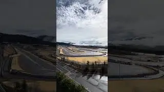 Mount Fuji + Race Cars = Perfection! 🏔️🏎️  #japan #fujispeedway #mountfuji