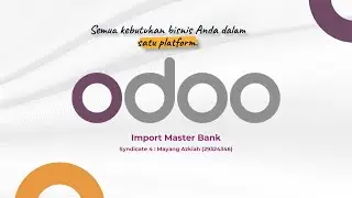 Cara Import Master Data Bank -Tutorial Odoo