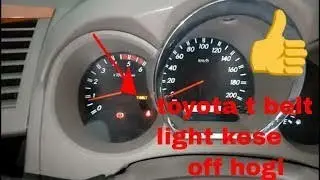 error removing  Toyota Innova,fortunar T-belt light reset