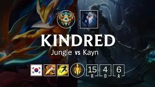 Kindred Jungle vs Kayn - KR Challenger Patch 8.24
