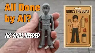 How I Made My Own Action Figure With AI and a 3D Printer!