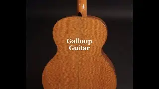 Galloup Fiddleback Mahogany Guitar by Guitar Gallery