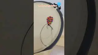 pretty hot air balloon🎈stitch #ytshorts #diy#pinterestinspired#handembroidery#embroideryhack#shorts