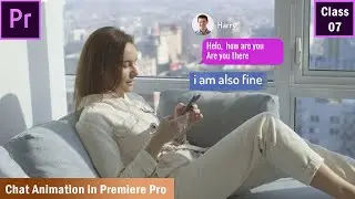 How to Make Chat Animation in Adobe Premiere Pro Urdu | Hindi