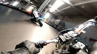 Teil1 Pitbike indoor Kaufbeuren Allkart - Dream Shiver Daytona Anima 190
