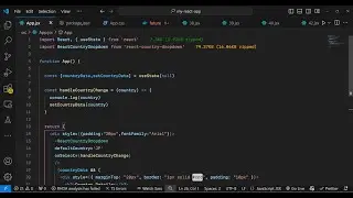 Build a React.js Country Dropdown Input With Flags Using react-country-dropdown Library