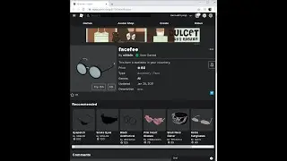 ROBLOX ADMIN Reposts Secret Kid Wizard Glasses as a UGC Item..