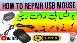 how to repair USB mouse!Mouse repairing!@kbte6116