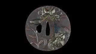 Flower 鍔 Tsuba