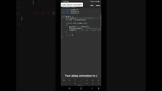 Text delay animation in c  #c #coding. #how  #nepali