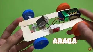 Ev yapımı Basit Elektrikli Araba Nasıl yapılır ?