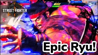 Epic Ryu! Kimberly in Street Fighter 6 Closed Beta Battle Hub Matches on Xbox Series X