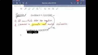 Multiplicación binaria en CA2