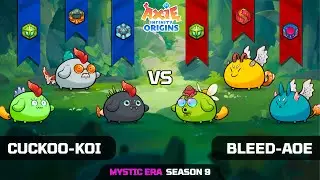 CUCKOO-KOI vs BLEED-AOE | SEASON 9 | AXIE INFINITY ORIGINS