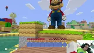 Fableton Plays Minecraft Wii U Version MarioTheme 001