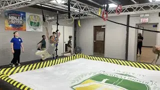 Rising Leaders Ninja Warrior obstacle course