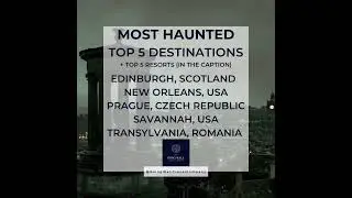 Top haunted travel destinations for 2024! 👻✨
