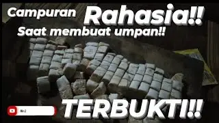 CARA MEMBUAT UMPAN IKAN BEKUKON / IKAN PATIK