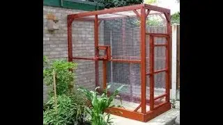 how to build homemade outdoor bird aviary