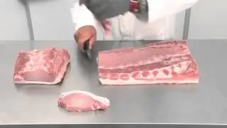 Het uitsnijden van een varken