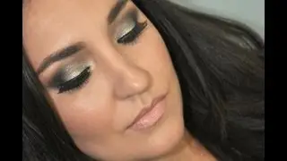 Makeup Super Glam- Com preto e prata!