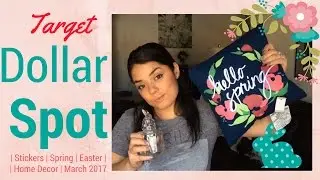 Target Dollar Spot | Spring + Easter Home Decor | Stickers | March 2017 | CruzzinWithCrystal