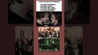 From &ldquo;She&rsquo;s a Nightmare&rdquo; to &ldquo;That&rsquo;s My Wife&rdquo; |Ron & Hermione&rsquo;s Glow-Up 💖⚡ #harrypotter #viral #memes