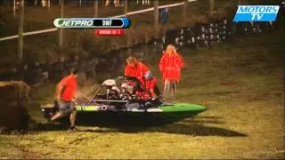 Crash Craig Shaw in 2011 NZ Jetsprint