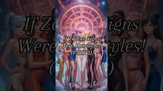 If Zodiac Signs Were Hairstyles 😍💇&zwj;♀️ | Which One Are You?! (PART 2) #zodiac #shorts #hairstyle