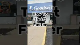 How to thrift faster! #thrifting #thrift #reselling