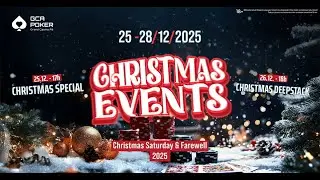 Christmas Special Turnier| Live aus dem GCA Pokerfloor. !Paul Panther