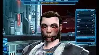 Star Wars: The Old Republic HD Character Creation: Human Male(Empire)