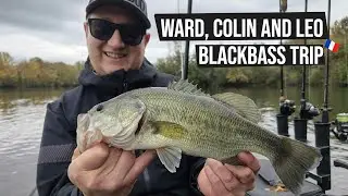October Black Bass 🇫🇷 | Belly Boat Fishing with Colin, Ward & Leo