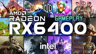 AMD Radeon RX 6400 (PCIe 3.0) in Warzone | Apex | League | GTA | +&hellip; Periphio Gaming Benchmark Series