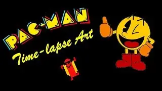 Pac-Man Timelapse Art