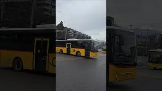 Postauto in Lugano Schweiz🇨🇭#postauto #bus #linienbus #travel #city #&ouml;v #shorts #yt