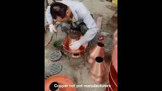 Copper Hot Pot Manufacturers And Bamboo Chopstick Production, Factory Real Shot #95