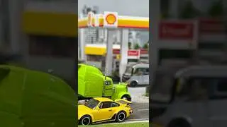 Close call&hellip; #diecast #automobile #diorama #hotwheels #stopmotion
