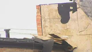 Strong winds damage roofs from West Side to Old Town