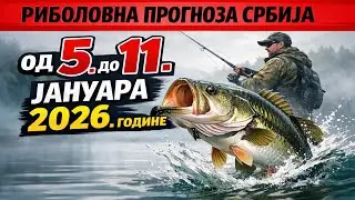 ПРОГНОЗА ГРИЗА у Србији од 5. до 11. јануара 2026. Баци све и на пецање!