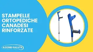 Stampelle Ortopediche Canadesi Rinforzate: Regolabili e Ideali per Adulti